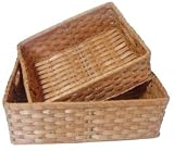 Shallow Wicker Baskets- Small