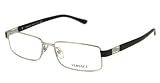 VERSACE EYEGLASSES 1120 SILVER 1000