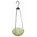 Sunset Vista Designs Garden Rainbows Collection Hanging Glass Dish Bird Feeder -  8." Green Glass Bowl