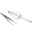 2 Jewelers Cross Locking Tweezers Ring Holding Tweezers