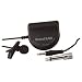 Electronics : Black 1000 Ohm Miniature Tie Clip Omni Directional Electret Condenser Microphone With 4m Lead Termin