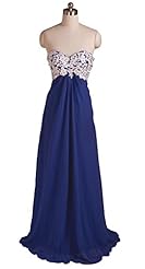 Chiffon Off the Shoulder Sleeveless  Bridesmaid Dress  With Rhinestones
