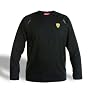 Ferrari Black Long Sleeve Shield Tee