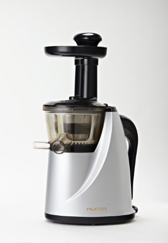 Hurom Slow Juicer Model HU-100S New Silver with Cookbook