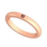 14k Rose Gold Bezel set Garnet Band Ring 31shQGaZ8YL. SL160 14k Rose Gold Bezel set Garnet Band Ring