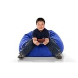 Studio One Up Blue Jaxx Club Jr. Individual Sized Bean Bag