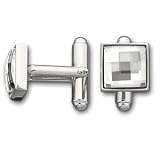 Swarovski Crystal Fasten Cuff Links
