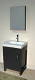 Soho (single) 21.5-Inch Espresso Contemporary Bath Vanity