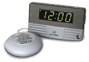 Alarm Clock w/ Bed Shaker