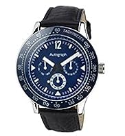 Autograph 3 Eye Leather Strap Analogue Watch