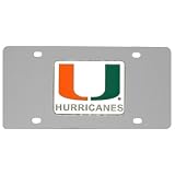 Miami Hurricanes NCAA License/Logo Plate