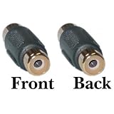 'RCA Coupler, Female / Female Gold'