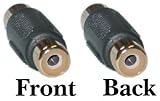 RCA Coupler, Female / Female Gold