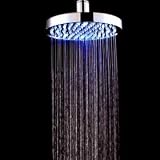 Buy 8 Inch Chromed Brass Round LED Rainfall Shower Head