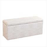 Kent Storage Ottoman in Creamy Tan