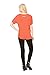 Alpha Chi Omega (AXO) | Licensed Greek Flowy Ladies' V-neck Coral T-shirt