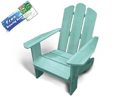 Lohasrus Kids Patio Chair 14005 - Non-toxic Stained Fir, Indoor / Outdoor, for ages 2 to 5, Free Drawing Book, 30% off