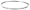 10k White Gold Diamond Channel Set Bangle (1/5 cttw, I-J Color, I3 Clarity)