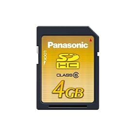 Panasonic 4GB SD High Capacity Memory Card Class 6