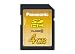 SD High Capacity 4 GB Card, Class 6 guaranteed 6MB/s continuos transfer rate, up to 20MB/s