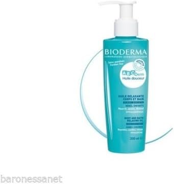 Bioderma Abcderm Huile Douceur 200ml Relaxing and Nourishing Body and Bath Oil Budding Youth