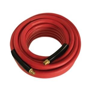 Mountain (MTN91003999) 3 8 x 50' 300 lb. Red Rubber Air Hose 1 4 MxM Coupled by Mountain