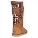 Koolaburra Women's Lovin Life Cross Boot,Chocolate,8 M US