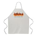 Firemen Never Let Dinner Burn Apron - Natural