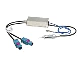 Produkt-Bild: 1524-07 Audi / Seat / Skoda / VW DIN-Antennenadapter 2x Fakra (Z) mit Phantomeinspeisung und Diversity