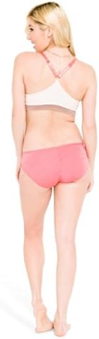 Les Lunes Women's Alix Bamboo Comfort Bikini M Coral