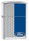 Zippo Ford Motor Company Bars High Polish Chrome Lighter, 24033, New 2007 Model