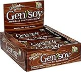 GeniSoy Delicious Soy Protein Bar Ultimate Chocolate Fudge Brownie -- 12 Bars
