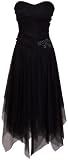Fairy Strapless Prom Holiday Party Cocktail Dress Bridesmaid Gown, XS, Black 31si2E2z81L. SL160 Boutique Flower Petal Fairy Tulle Skirt, Pink, Small Reviews