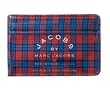 Marc by Marc Jacobs Plaid Tartan ID Wallet Business Card Case Red
