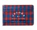 Marc by Marc Jacobs Plaid Tartan ID Wallet Business Card Case Red