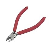 uxcell ニッパー　ペンチ　ダイアゴナルカッター　ノンスリーブプラスチックハンドル　124mm　電気ツール　カッター