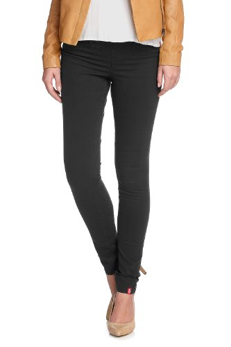 edc by ESPRIT Damen Hose Normaler Bund, N4B113, Gr. 34 (Short - 30 Inch L&auml;nge), Schwarz (b Preisvergleich