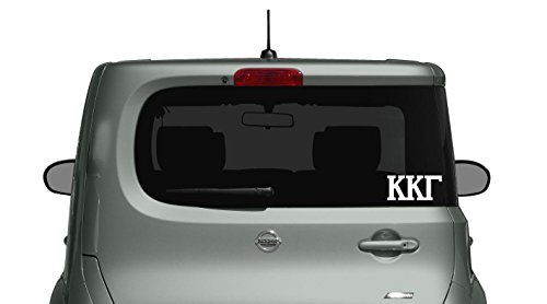 Kappa Kappa Gamma Die Cut Decal/Sticker - Car, Truck Laptop (2 Pack) (White)