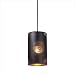 Enchantment - 1 Light Pendant Lighting Fixture - Matte Black Hardback Fabric - Cream ...