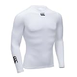 Canterbury of New Zealand Mens Long Sleeve Cold Baselayer Shirt - M, White