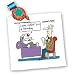 Londons Times Funny Medicine Cartoons - Dog At Shrink - Quilt Squares