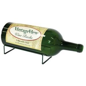 Vintage View 1 Bottle Cradle Kitchen Countertop Wine Rack (Holds one 3L - 6L Bottle) by VintageView