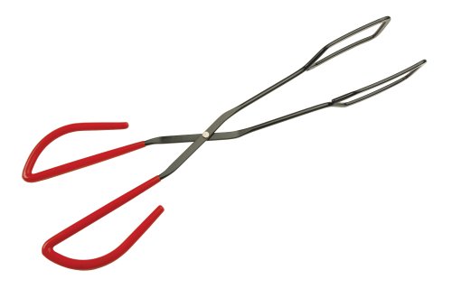 Charcoal Companion Non-Stick Classic Scissor Tongs 15-inch