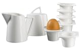 Produkt-Bild: Verso 922237 Set 6 Eierbecher, Zuckerdose und Giesser Pura