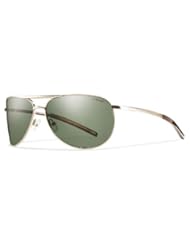 Smith Optics Serpico Slim Sunglass, Gold / Gray Green Polarized Polycarbonate