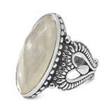 Carolyn Pollack Sterling Silver Mother of Pearl Heart of Texas Ring