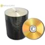 80 Minute 52x Gold Thermal Printable Unbranded CD-R Discs - 100 ct. Spindle