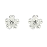 Designers Selection (デザイナーズセレクション) ピアス 14K ホワイト 白蝶 キュービック UPE60002A