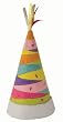 Groovy Holidays Children's Felt Reusable Striped Birthday Party Hat