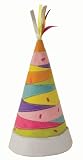 Groovy Holidays Children's Felt Reusable Striped Birthday Party Hat